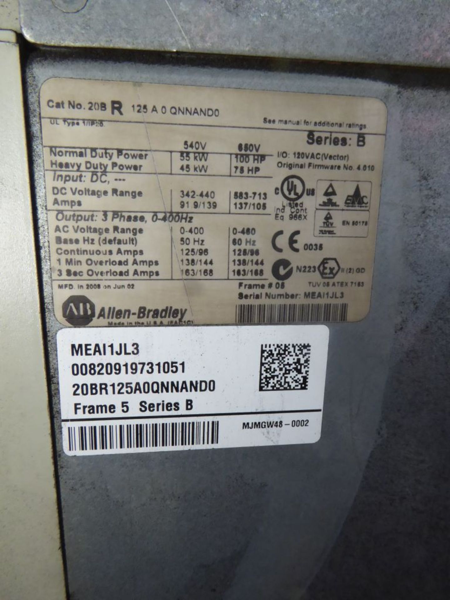 Allen Bradley Powerflex Drive - Image 8 of 11