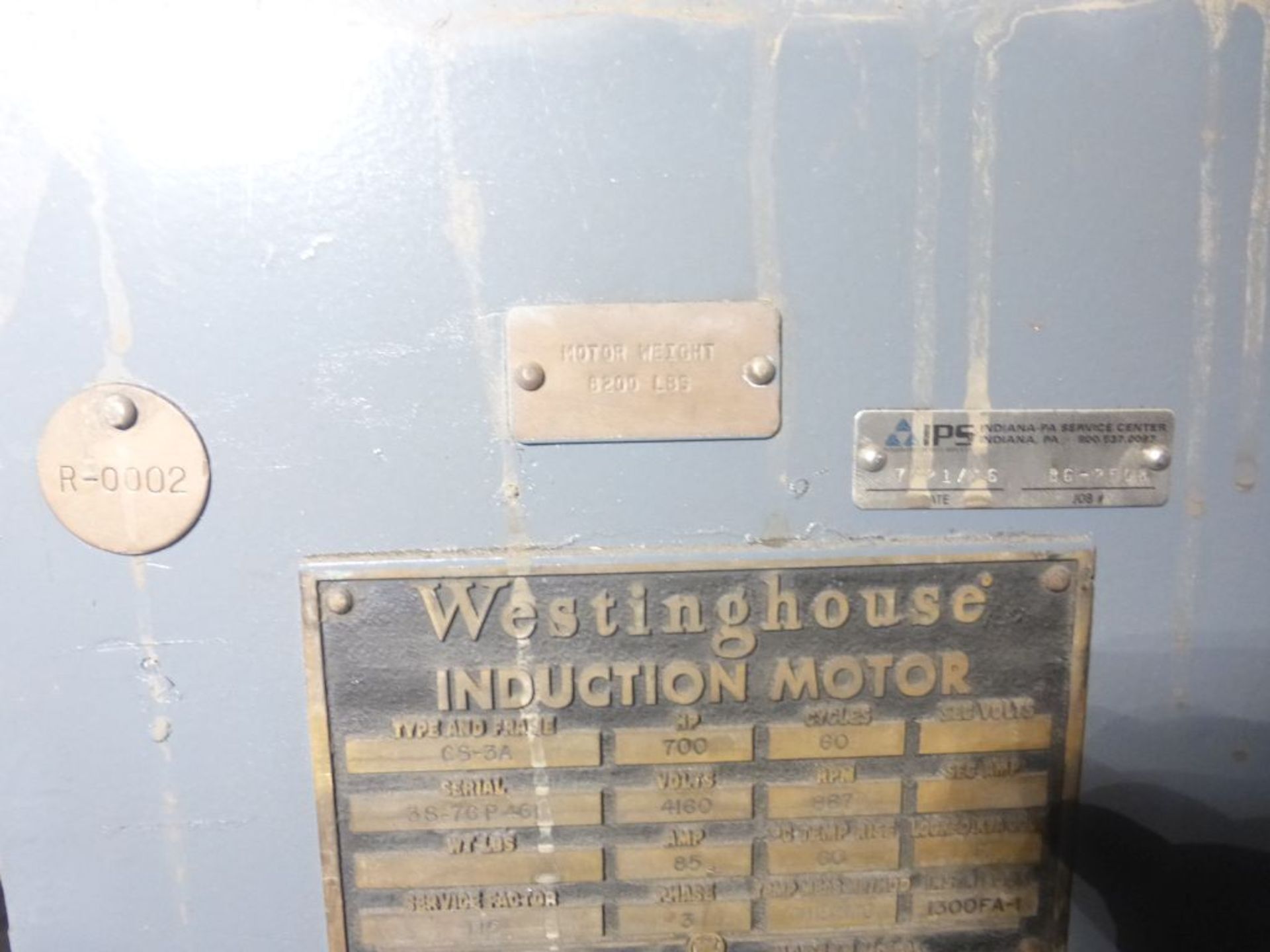 Westinghouse Induction 700 HP Motor - Image 6 of 6