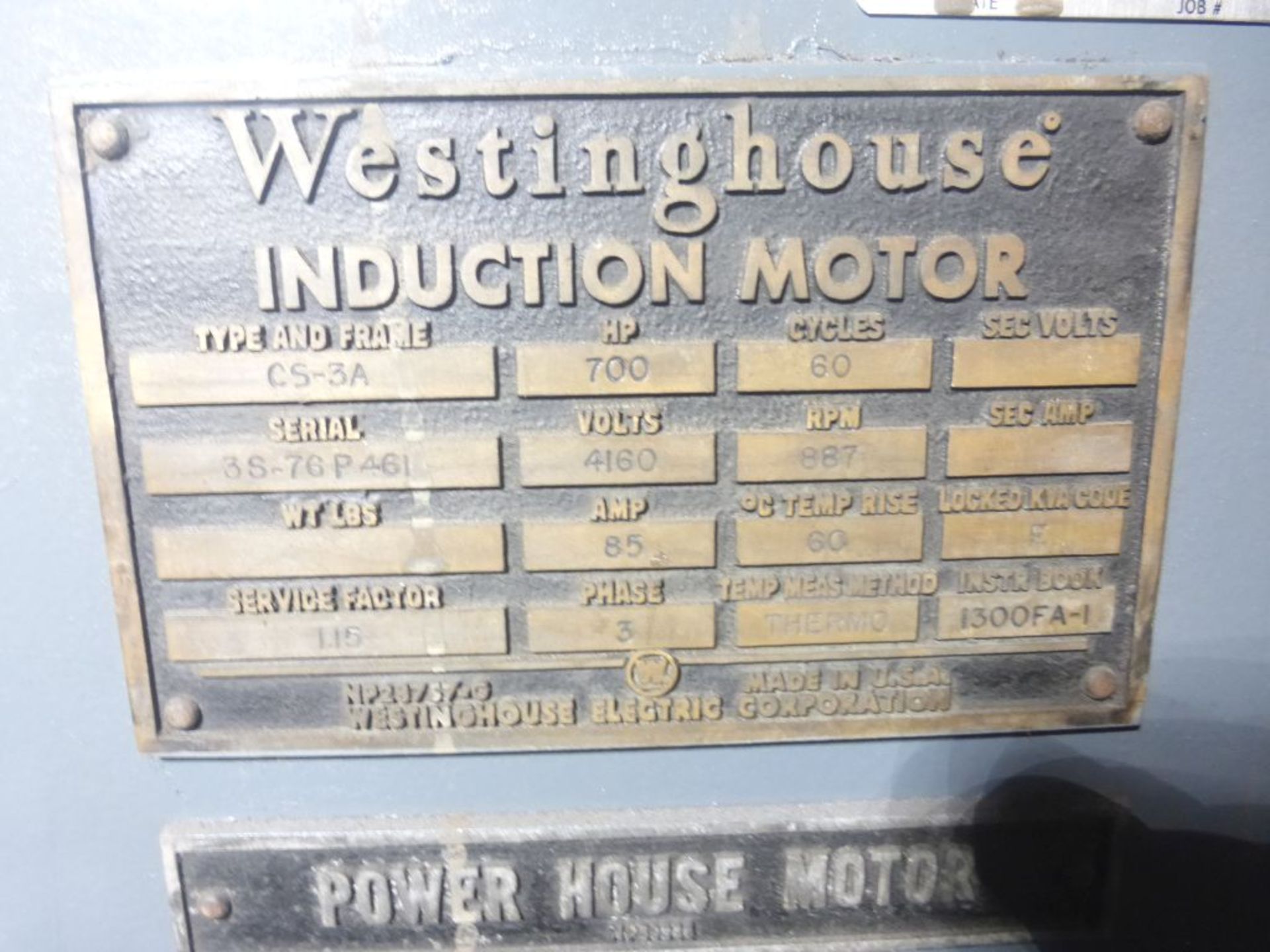 Westinghouse Induction 700 HP Motor - Image 5 of 6