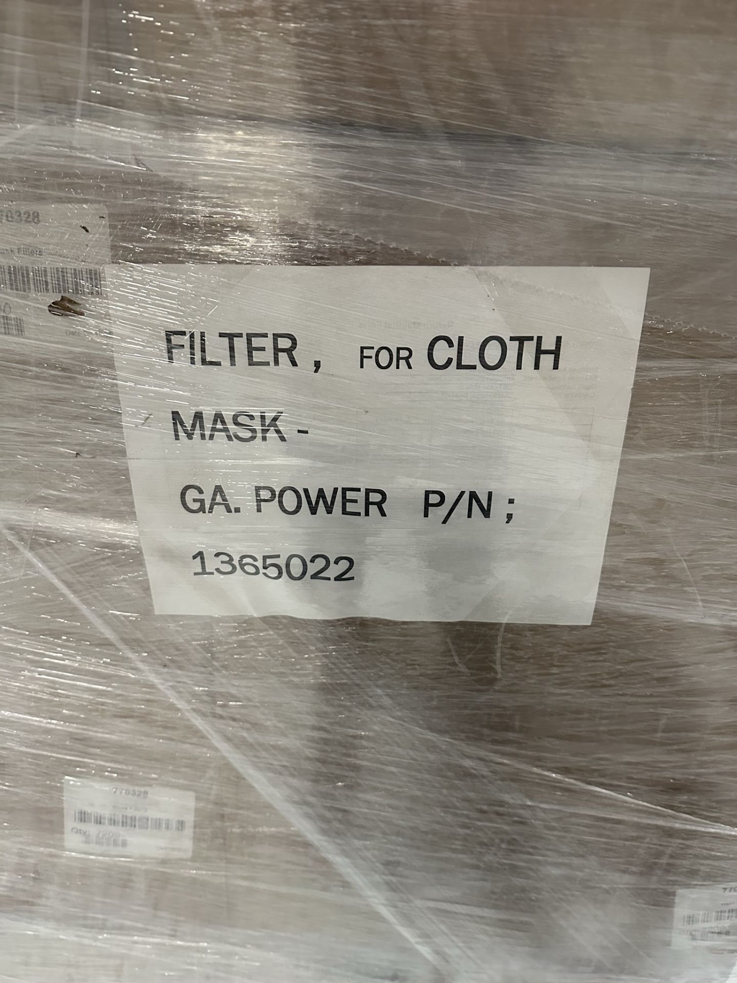 Lot of (16) Cases of Cloth Mask Filters - Image 2 of 3