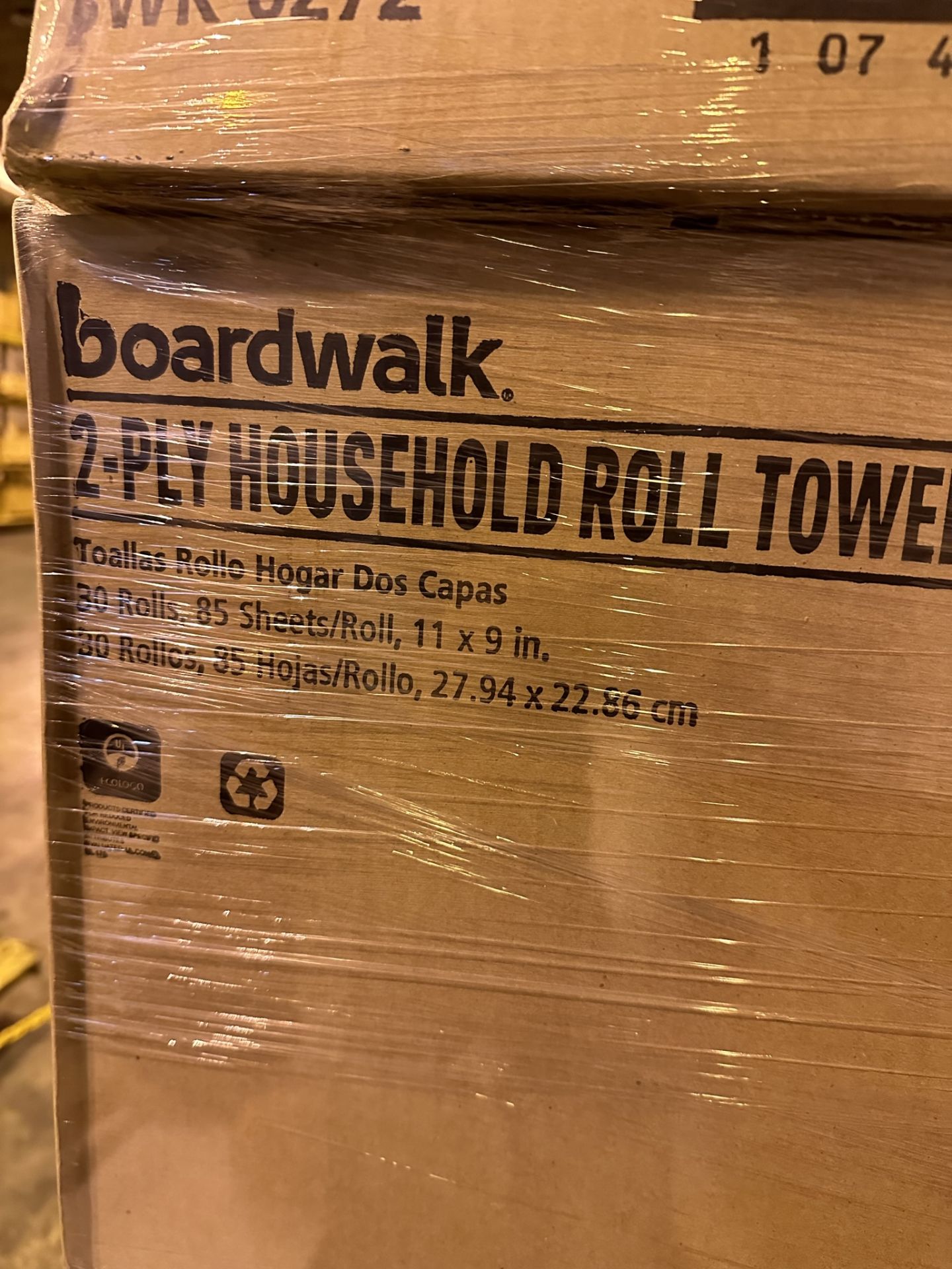 Lot of (103) Cases of Boardwalk 2-Ply Household Roll Towels - Image 2 of 2