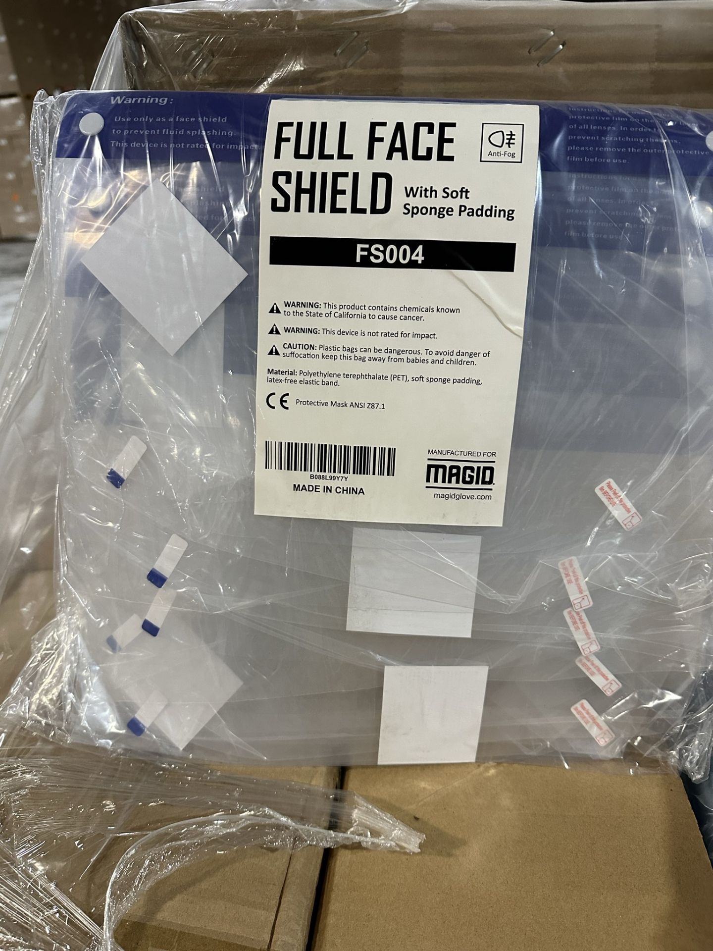 Lot of (95) Cases of Magid Full Face Shield with Soft Sponge Padding - Image 2 of 2