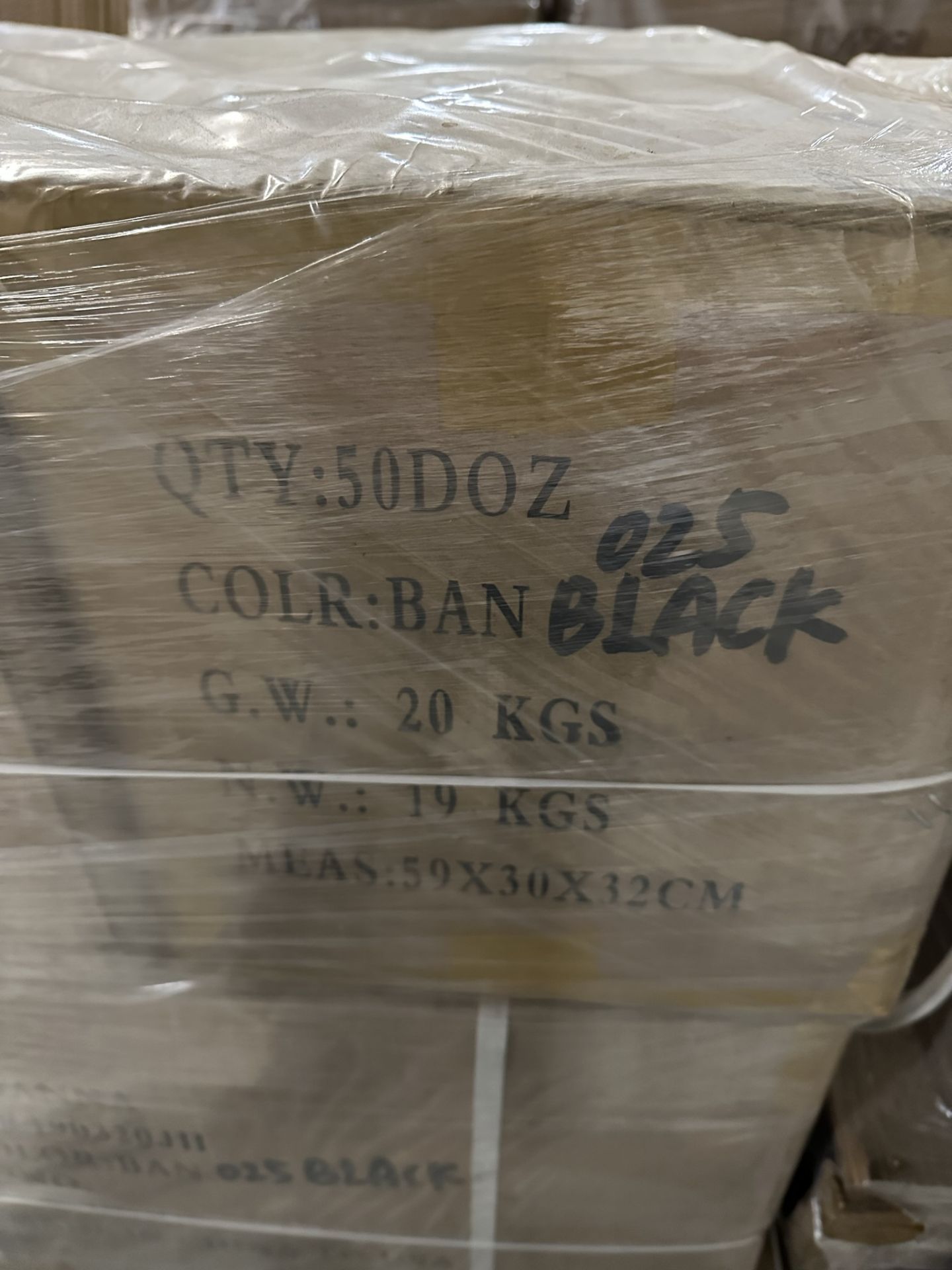 Lot of (20) Cases of Black Bandanas - Image 3 of 3