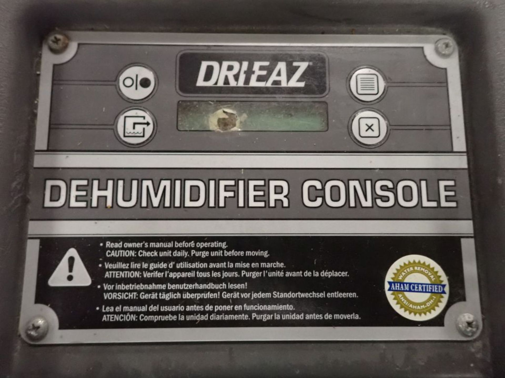 Drieaz Dehumidifier Console - Image 5 of 5