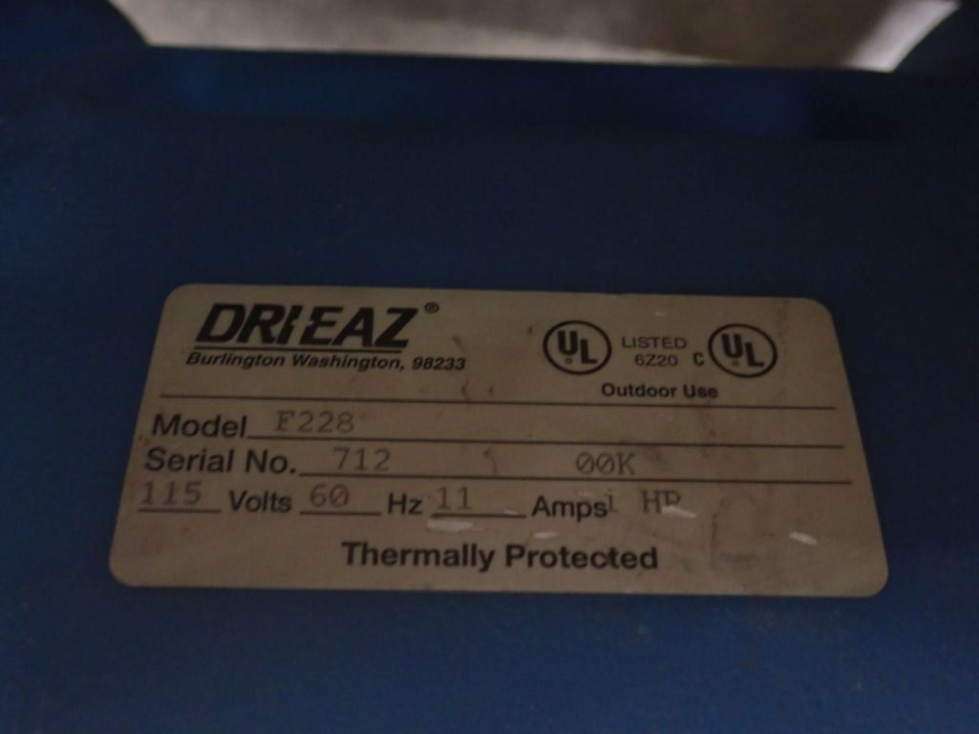 Lot of (2) Drieaze Dryers - Image 12 of 12