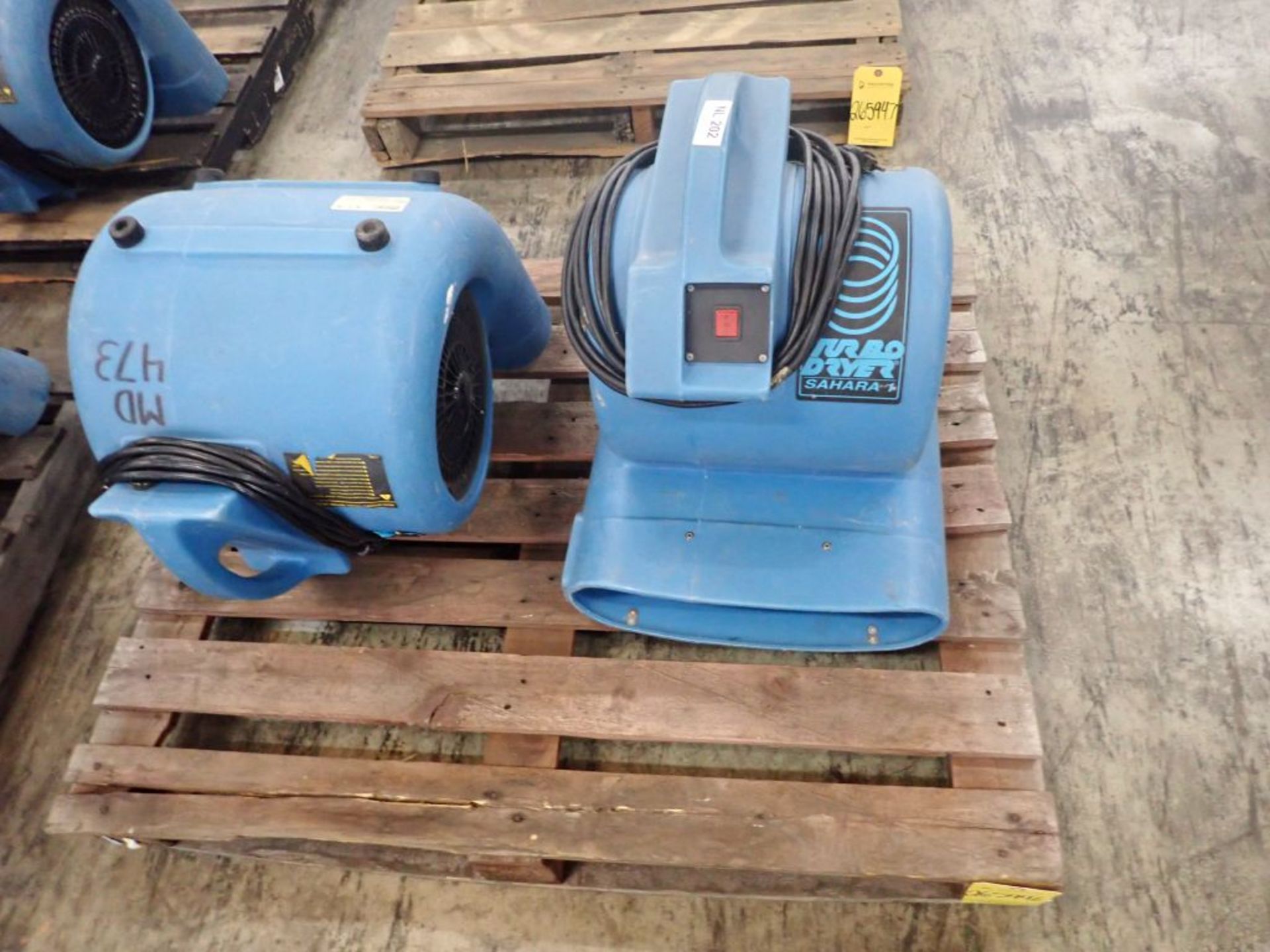 Lot of (2) Drieaze Turbo Dryers