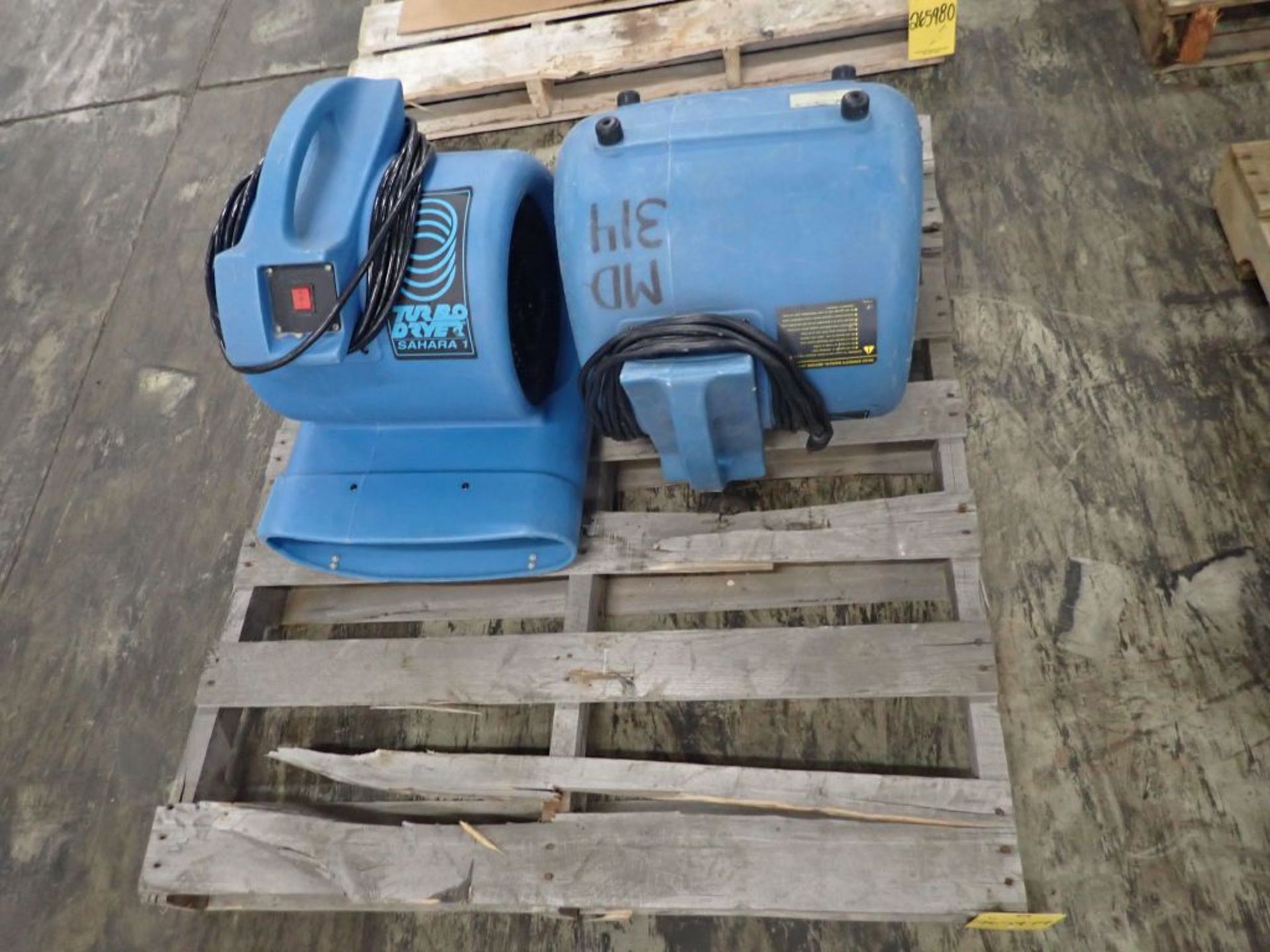 Lot of (2) Drieaze Turbo Dryers