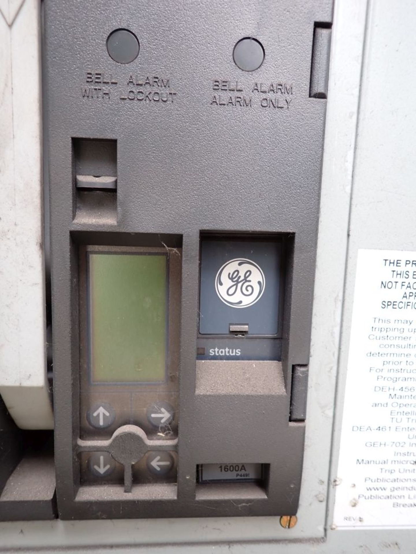 GE 4000A Switchgear - Image 12 of 21