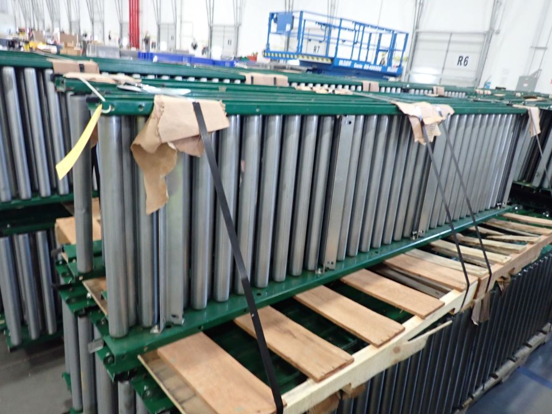 Lot Approximately (70) 10' and 12' X 21" Roller Conveyors - Image 4 of 9