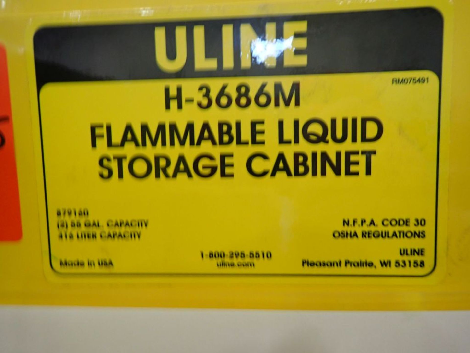 Uline H-3686M Flammable Liquid Storage Cabinet - Image 4 of 4