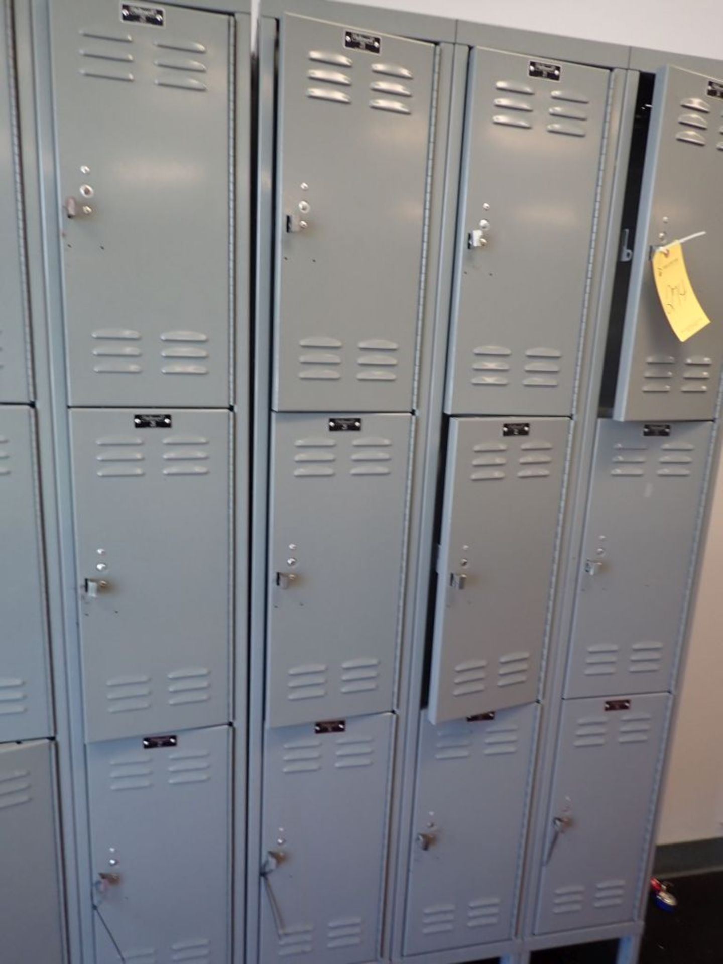 Lot of (4) Sections of Hallowell Lockers - Image 5 of 5