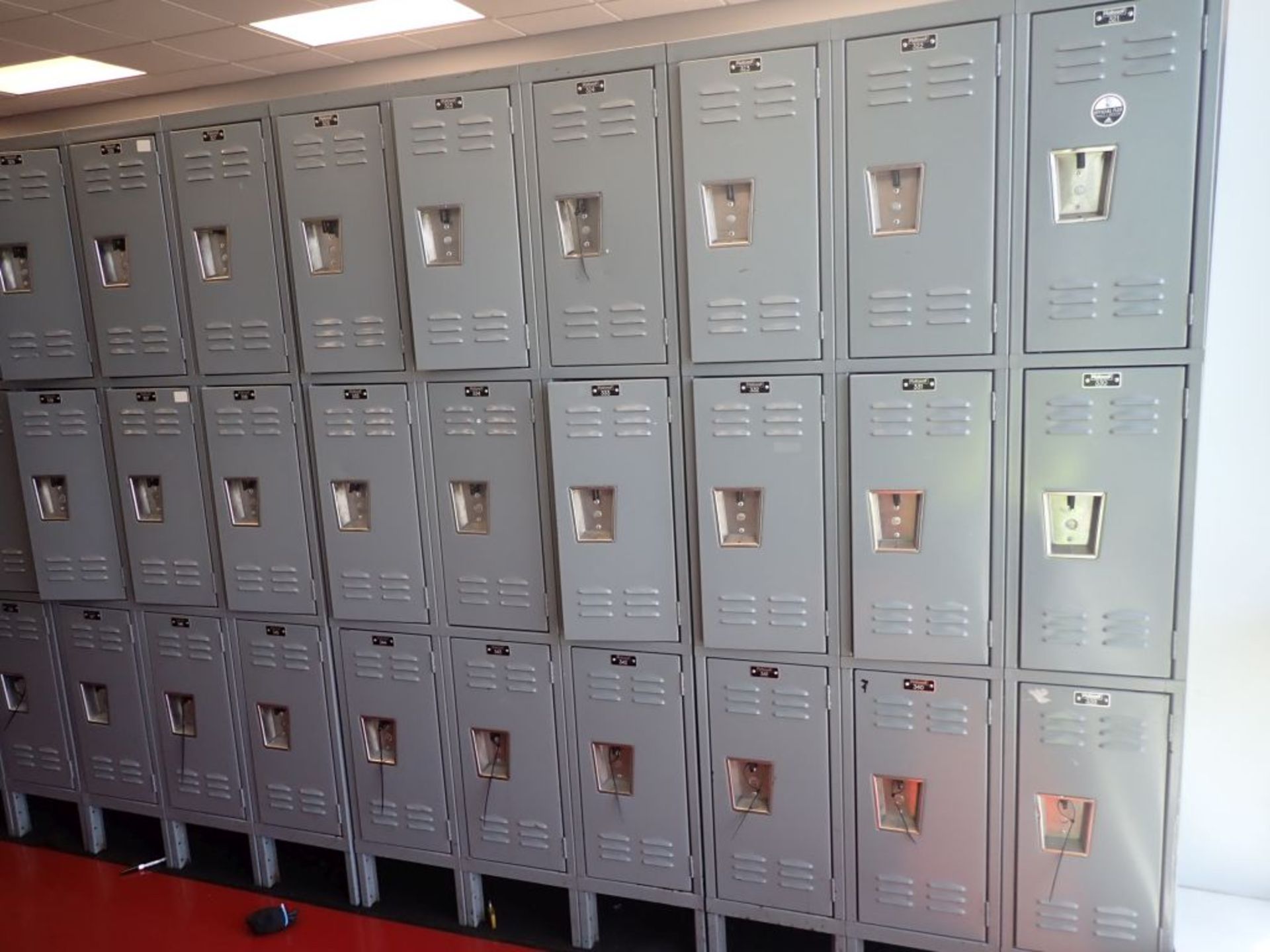 Lot of (13) Sections of Hallowell Lockers - Image 3 of 5