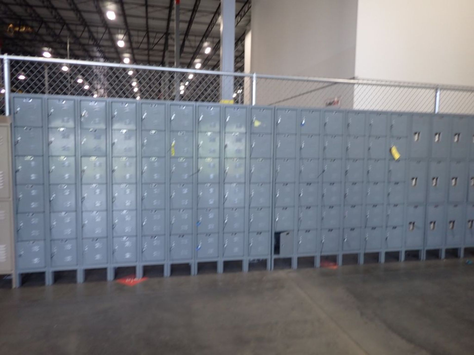 Lot of (5) Sections of Hallowell Lockers