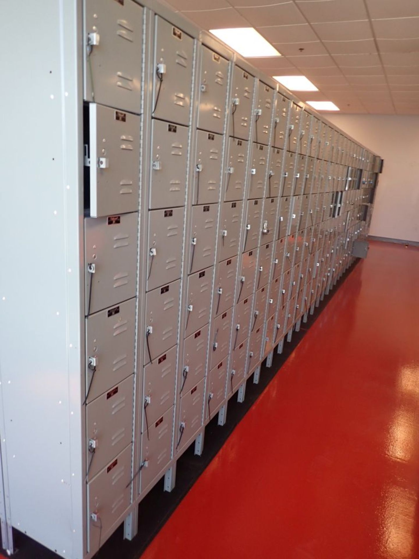 Lot of (10) Sections of Hallowell Lockers - Image 3 of 4