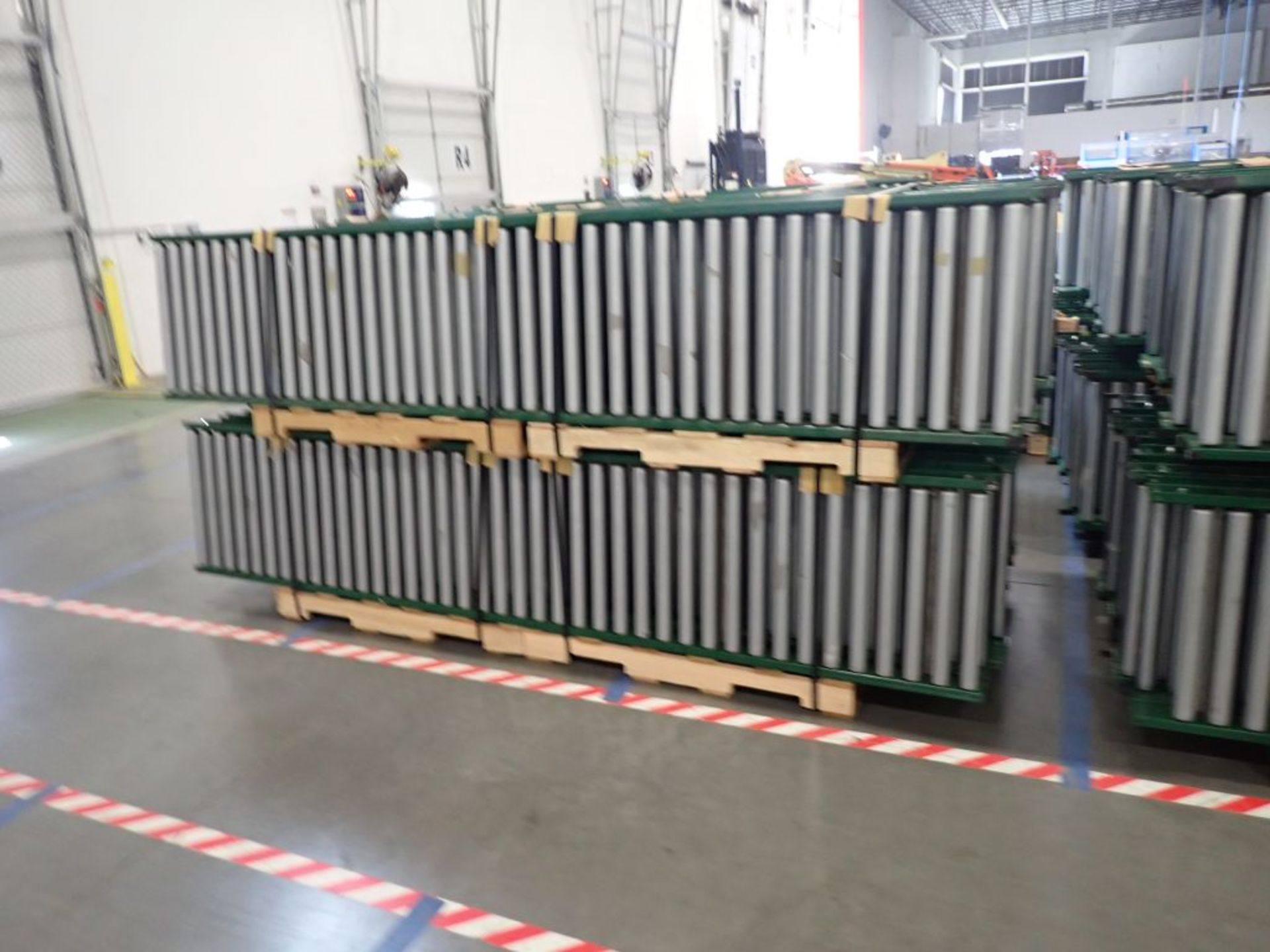 Lot Approximately (45) 10' and 12' X 21" Roller Conveyors - Image 6 of 7