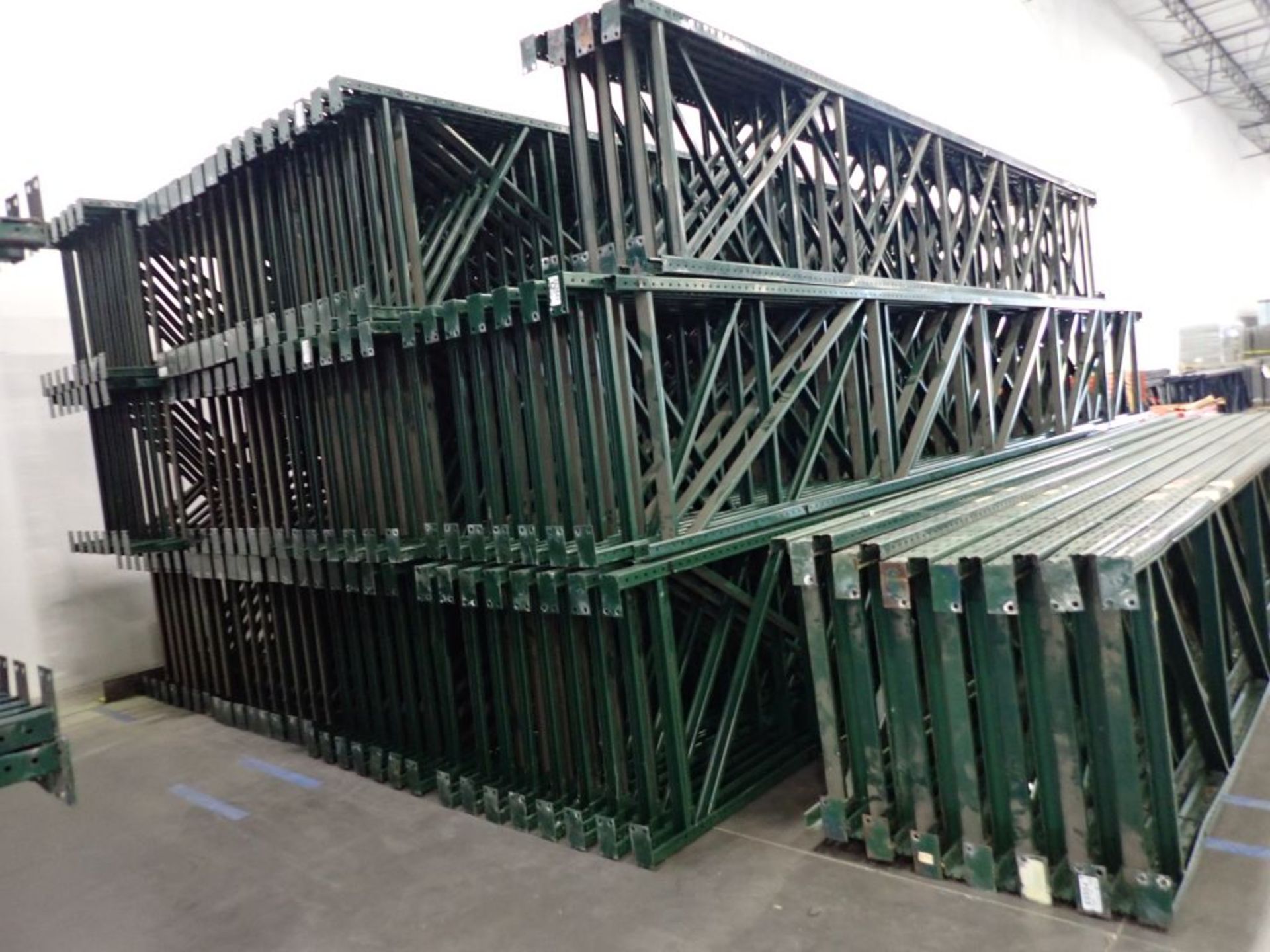Lot of (15) 24' RUR Slotted Rolled Column Uprights