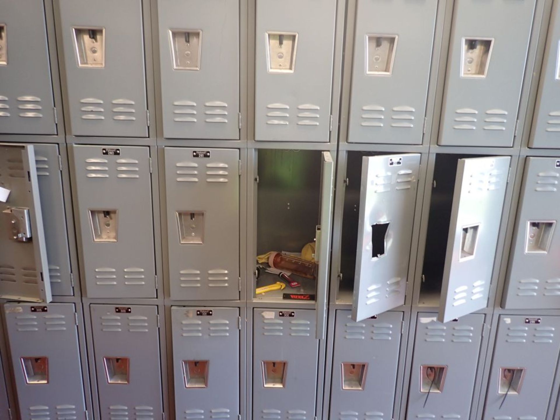 Lot of (13) Sections of Hallowell Lockers - Image 4 of 5