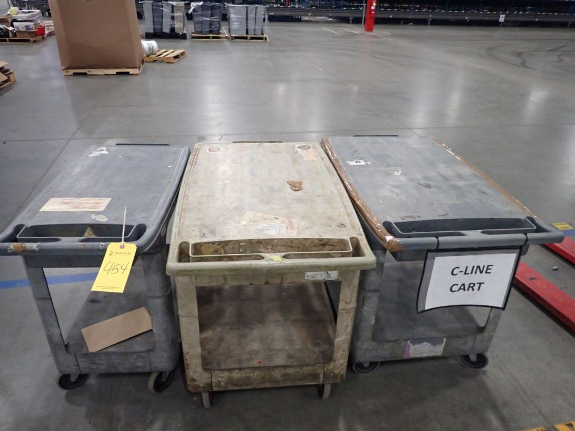 Lot of (3) Rolling Carts