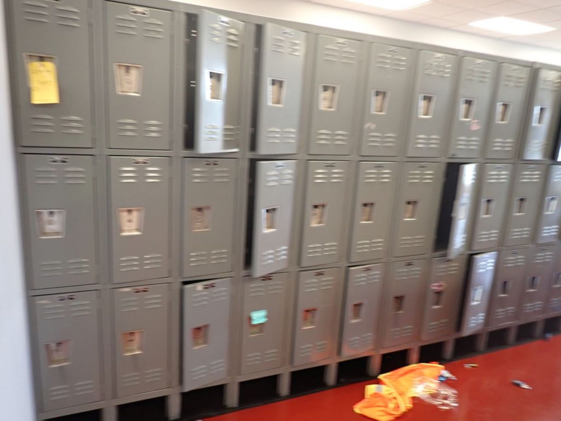 Lot of (13) Sections of Hallowell Lockers