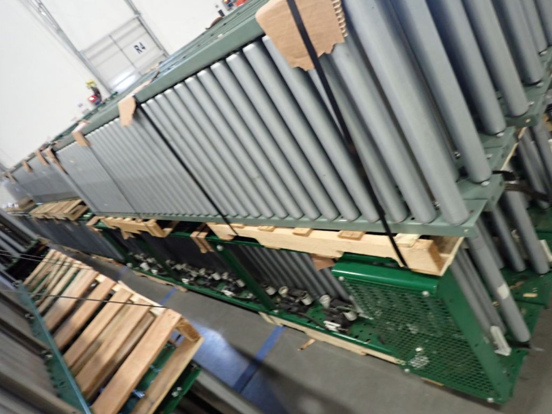 Lot Approximately (70) 10' and 12' X 21" Roller Conveyors