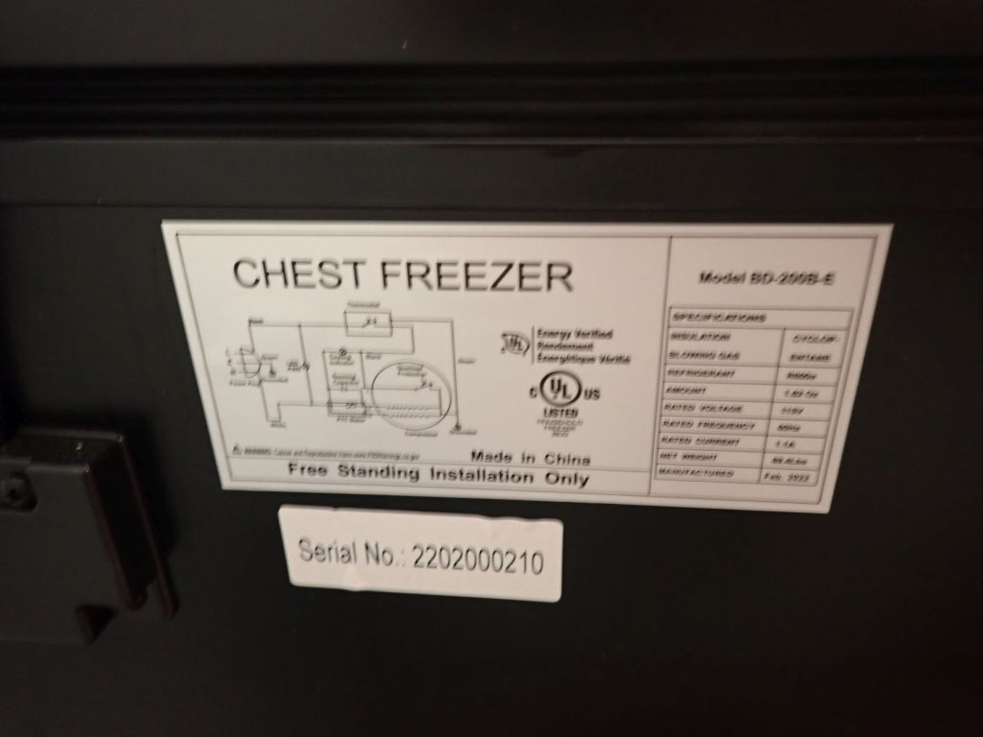 Freezer Cabinet - Image 4 of 6