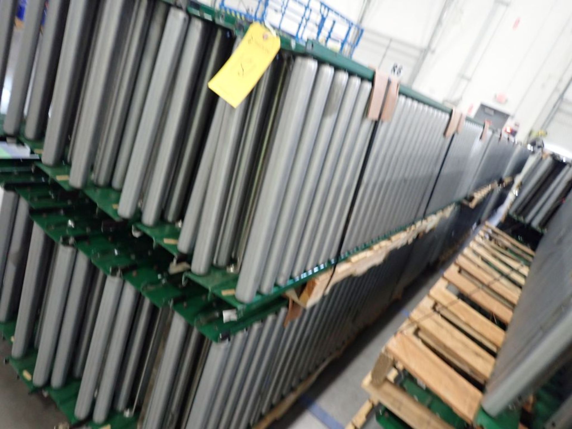Lot Approximately (45) 10' and 12' X 21" Roller Conveyors