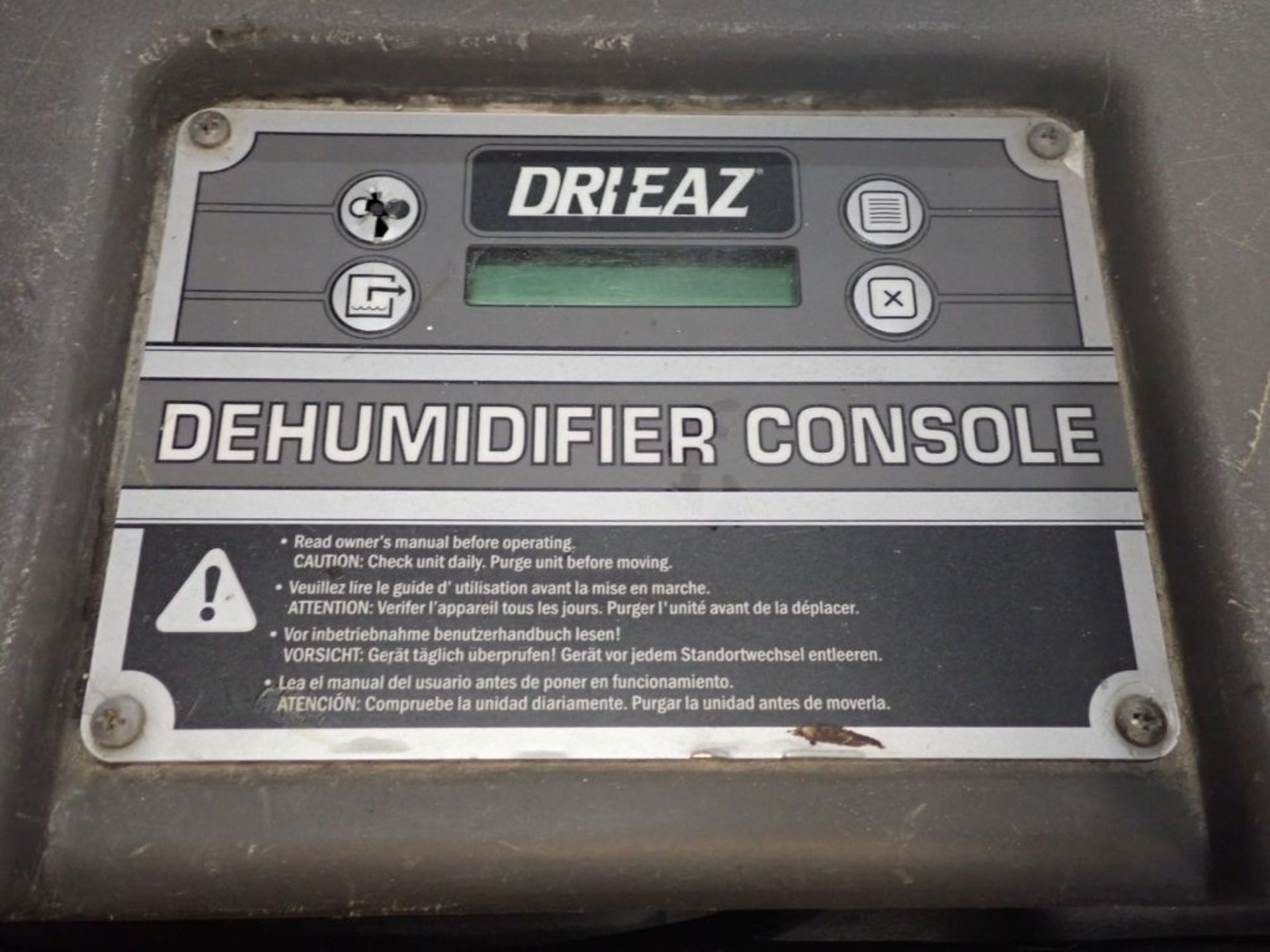 Dri-Eaz DrizAir LGR2000 Low Grain Refrigerant Dehumidifier - Image 6 of 7