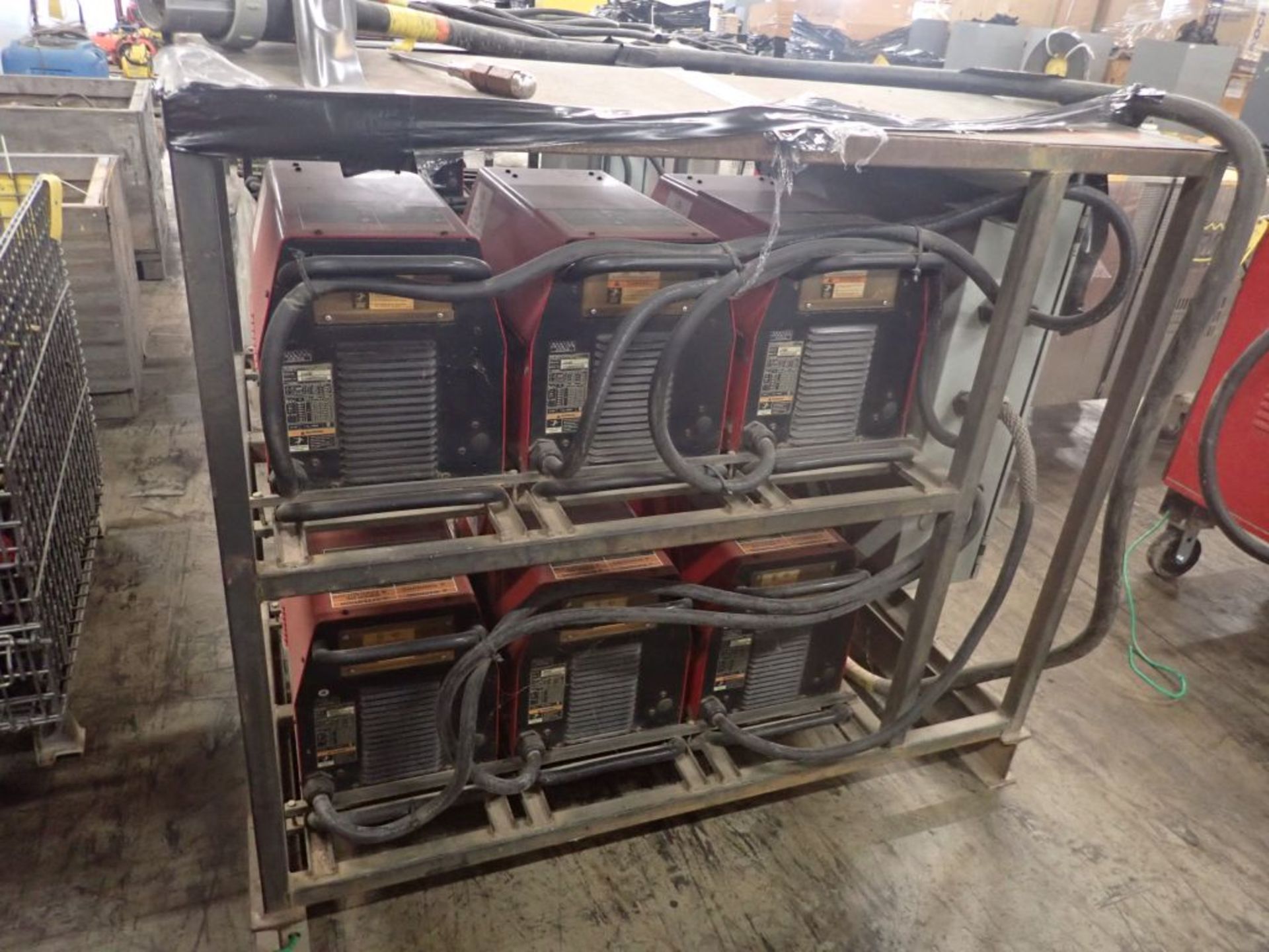 Lincoln Electric Intervec 350 Pro 6-Pack Rack Multi-Operator Welder - Image 4 of 23