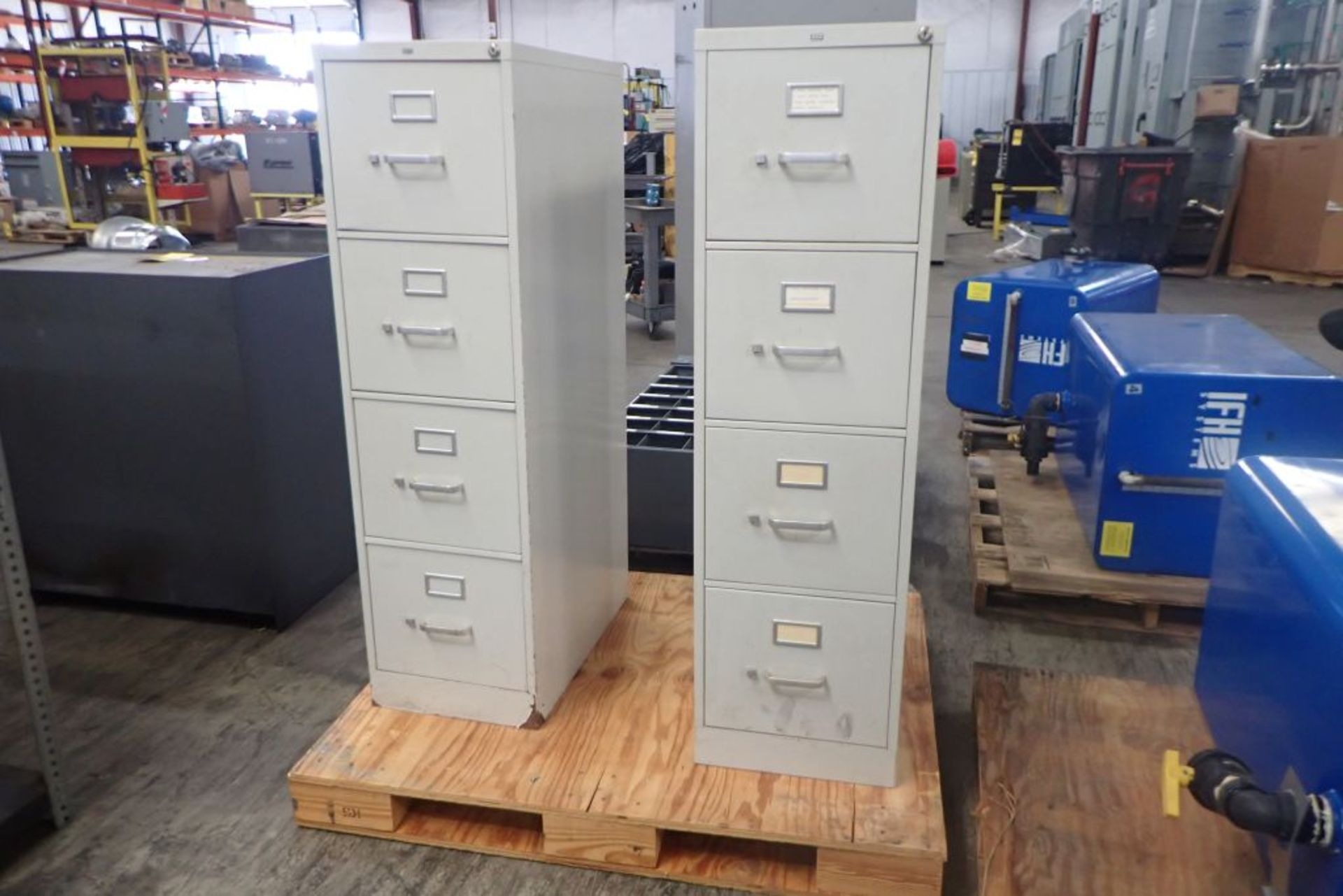 Lot of (2) Hon 4 Drawer Filing Cabinets