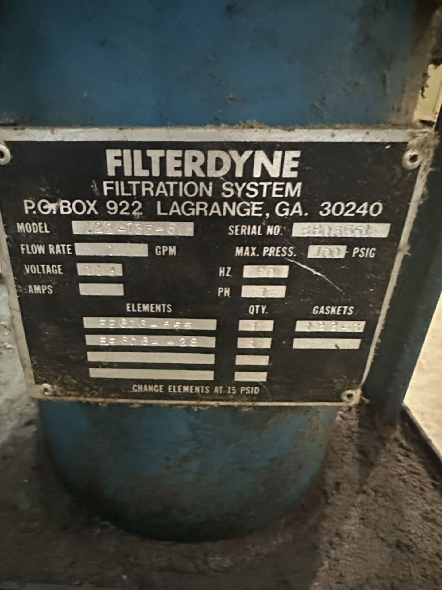 Filterdyne Portable Oil/Water Seperator System - Image 4 of 5