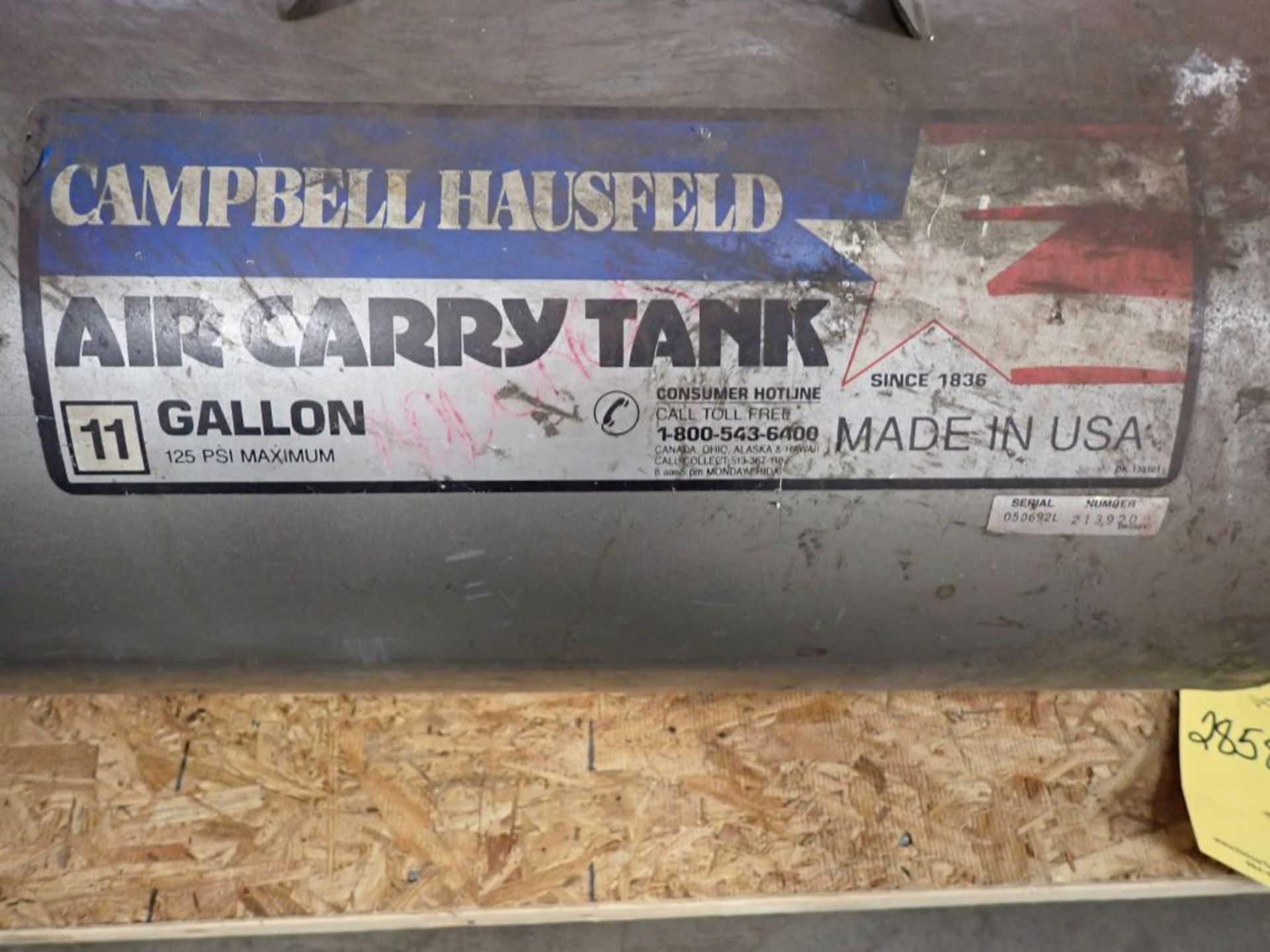 Campbell Hausfeld 11-Gallon Air Carry Tank - Image 5 of 6