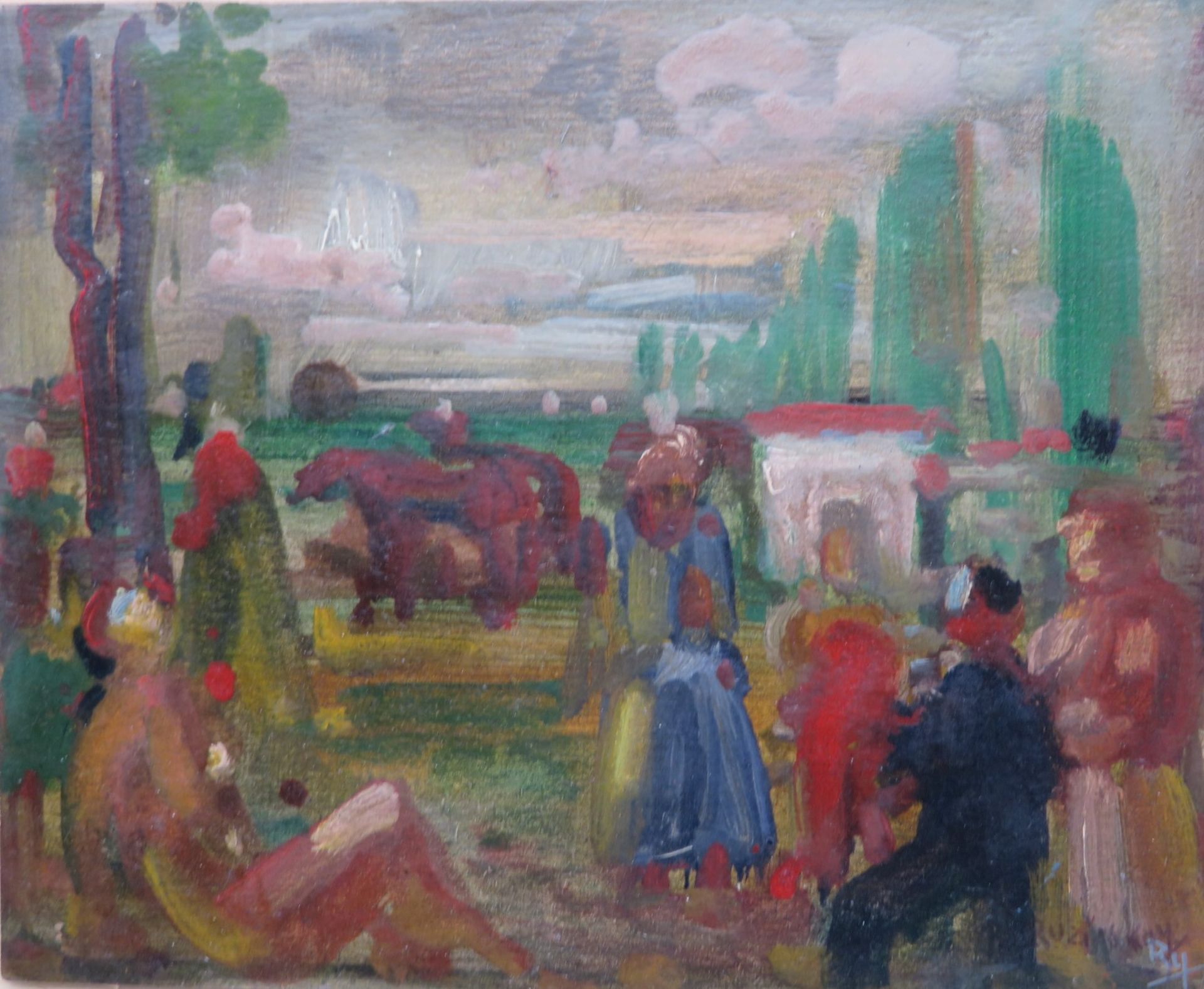Ruzicskay, György, 1896 - 1993, Szarvas - Budapest, Ungarischer Maler,