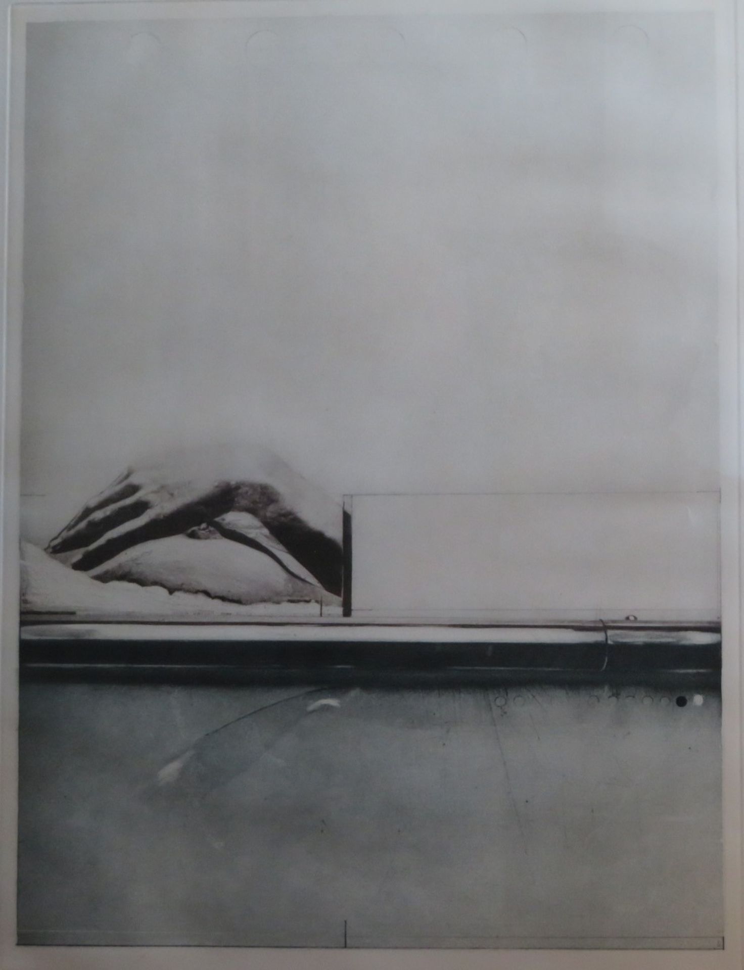 Unleserlich signiert, "Die Hand", Radierung, E.A.-Ausgabe, XV/XX, re.u.unles.sign., 46 x 35,5 cm, B