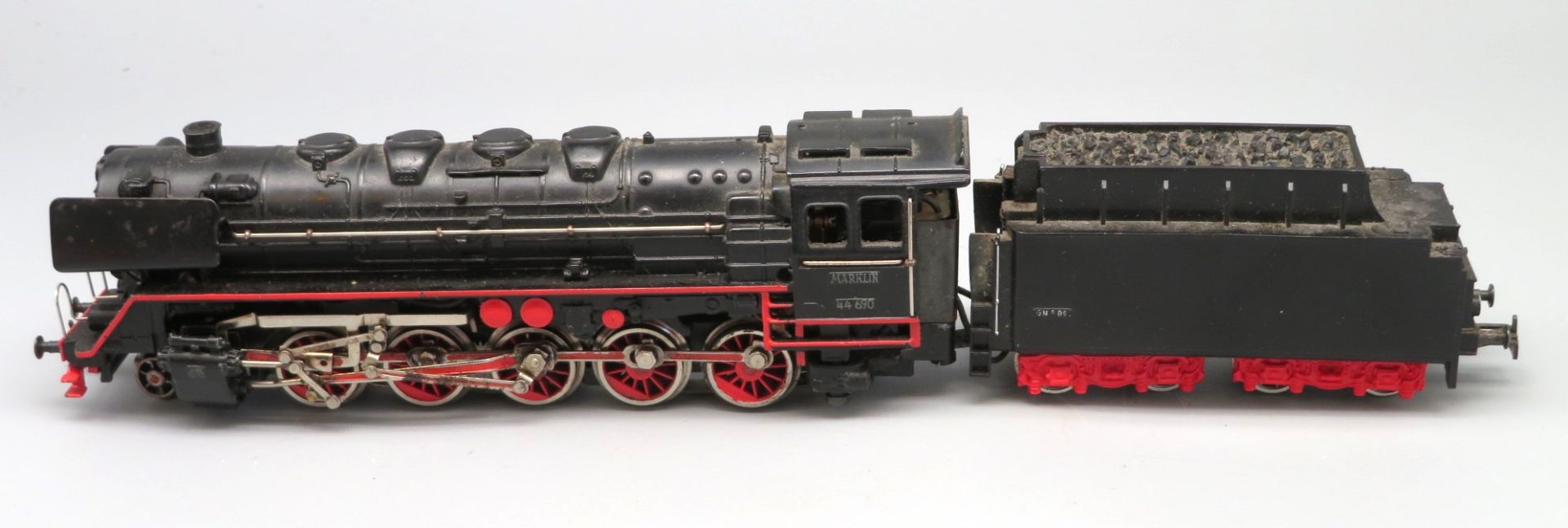 Schlepptender-Dampf-Lokomotive, Märklin, Spur HO, analog, 44690/BR44/GN800, Produktionsjahr 1956 -