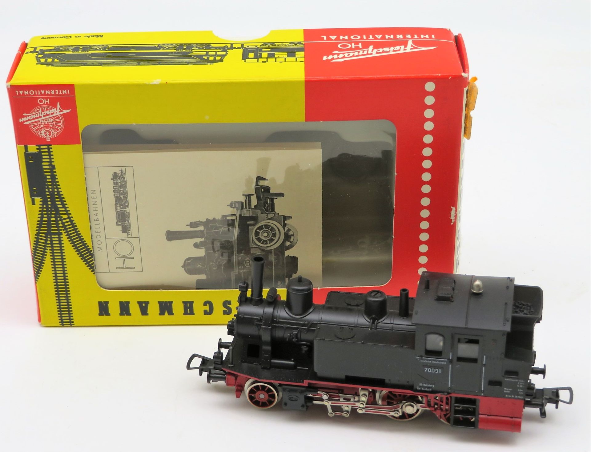 Dampflokomotive, BR70, , Fleischmann, H0 analog, Nr. 4016, OVP, ausgezeichneter Zustand, 4,5 x 13 x