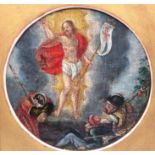 12 Gemälde der Stationen des Kreuzwegs Jesus', 18. Jahrhundert, Öl/Leinwand, 13,5 x 13 cm, R. [20,5