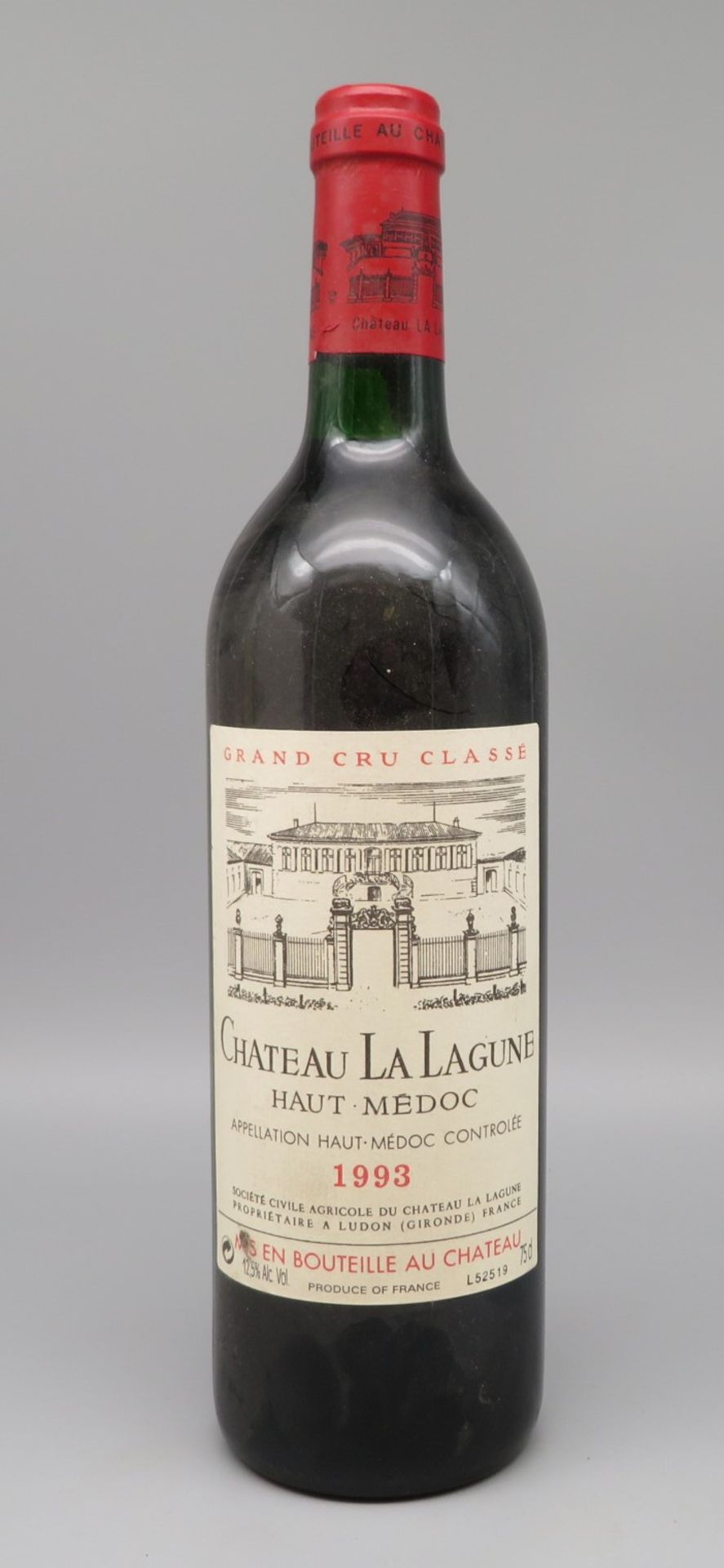 6 Flaschen Rotwein, Frankreich, Haut Medoc, Chateau La Lagune, 1993.