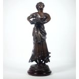 STATUE, Frankreich, um 1900, Allegorie des Herbstes/