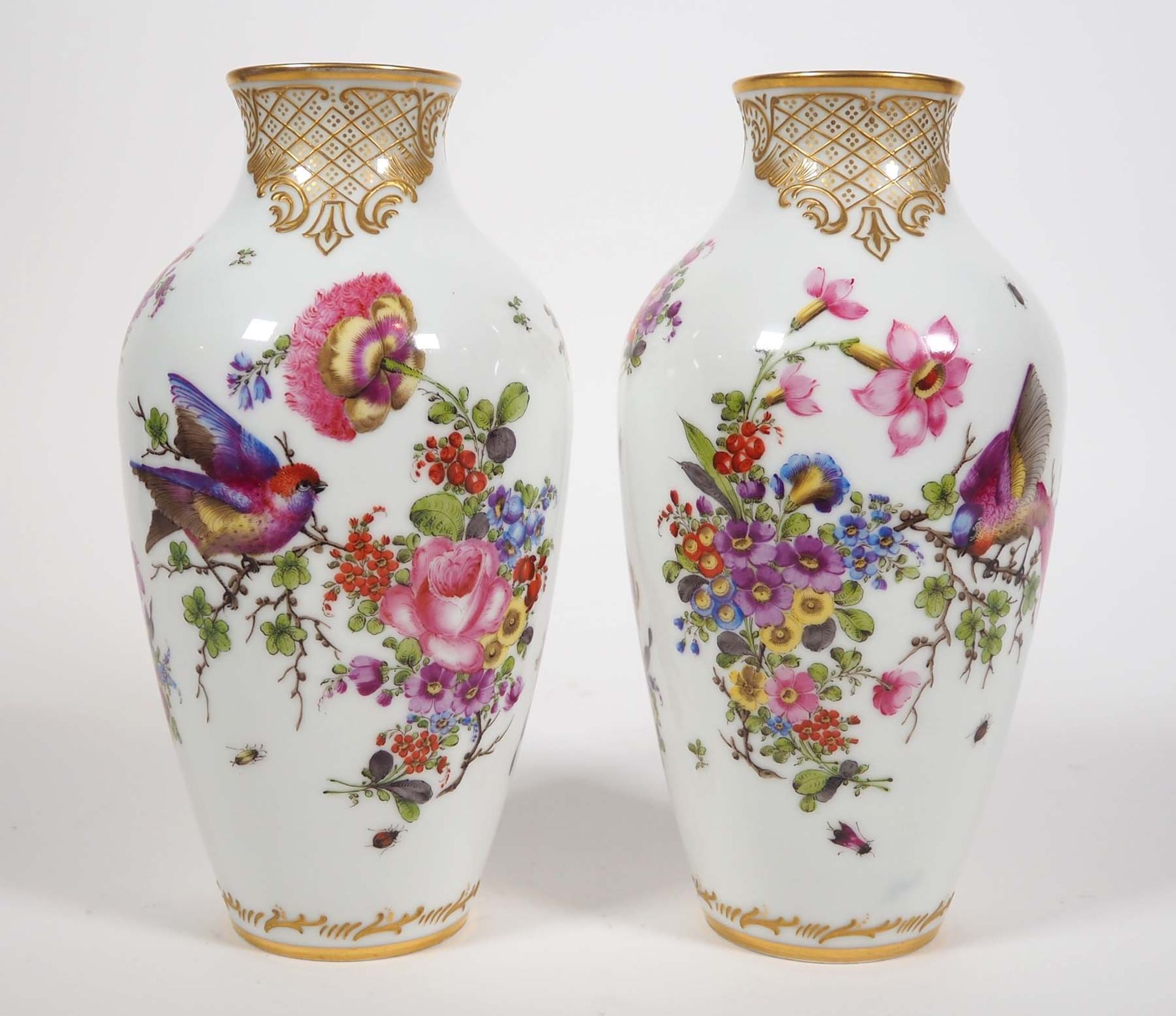 PAAR DECKELVASEN, Chelsea porcelain manufactory, bis 1784, - Image 3 of 5