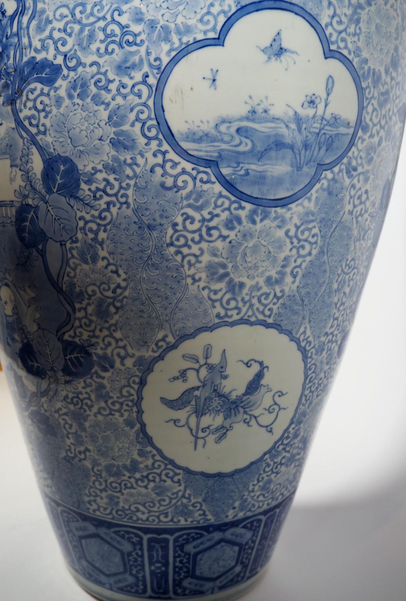 GROßE BODENVASE/ HU-VASE, China, 1920er/30er - Bild 6 aus 8