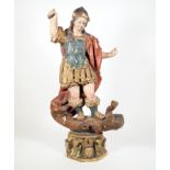 SKULPTUR, Barock Epoche, Italien, Heiliger Michael