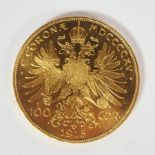 ÖSTERREICH, Anlagemünze, 100 Kronen,