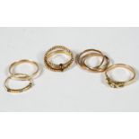 RINGE, Konvolut von 5,