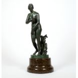 STATUE, Museumsnachguss der Historismus Epoche, Bronze,