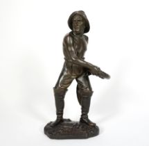 PICCIOLE, N. (tätig um 1900), Bronze, dunkel patiniert,