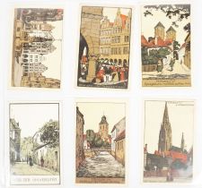 POSTKARTENSAMMLUNG, Münster, um 1900 - 1930er-Jahre,