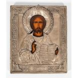 IKONE, Russland, 19. Jh., Christus Pantokrator,