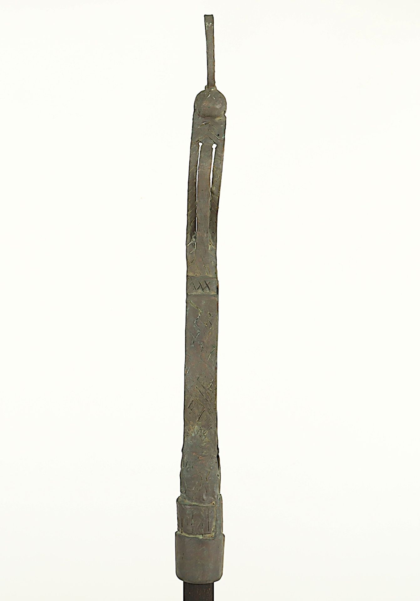 SCHOLL-SABBATINI, Bettina, "o.T.", Skulptur, Bronze, H 153, signiert und nummeriert, 1991  - Bild 5 aus 6