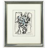 CHAGALL, Marc, "Blumenstrauß", Original-Farblithografie, 24 x 21, aus Lassaigne, WV Mourlot 202, R.