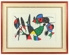 MIRO, Joan, "o.T.", Original-Farblithografie, 33 x 49, nummeriert 97/150, aus "Lithograph II", WV C